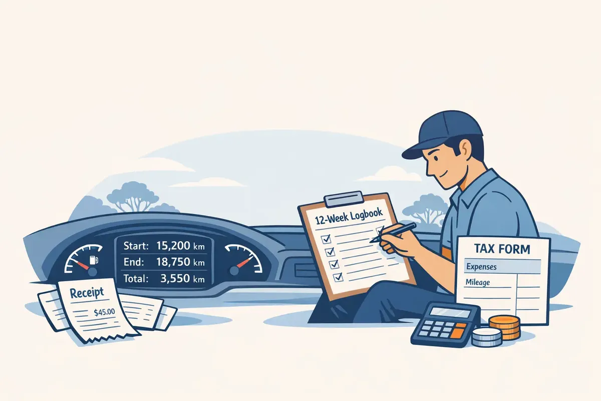 ATO logbook method checklist for Australian work-related car expense claims