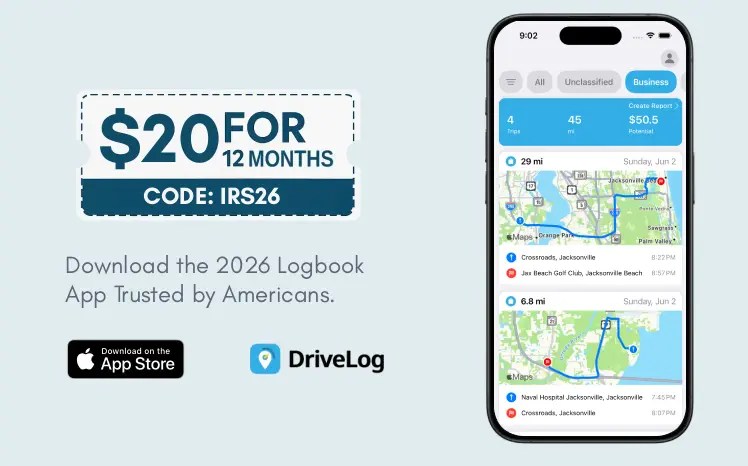 DriveLog IRS26 promo code for 12 months