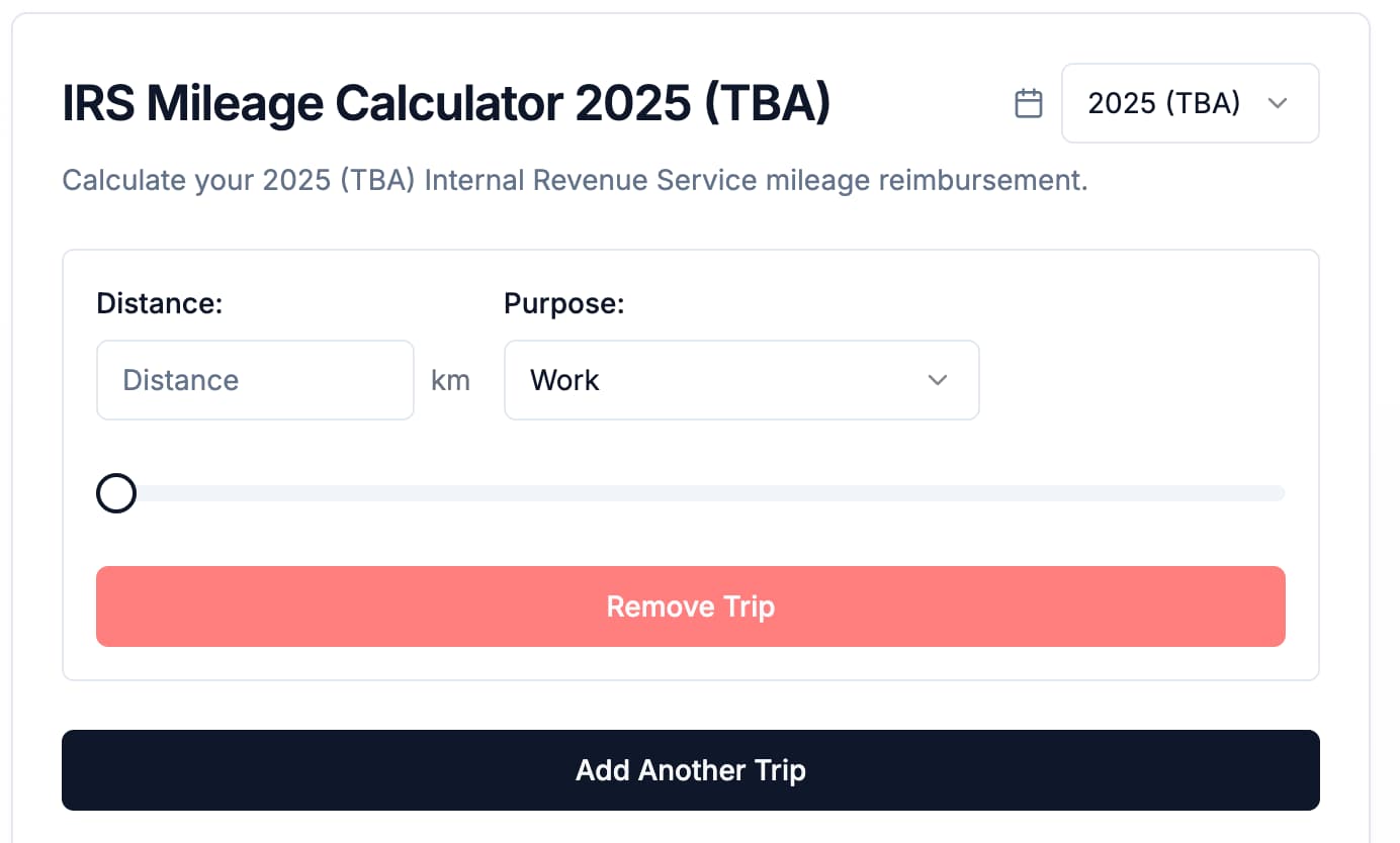 IRS Standard Mileage Rate for 2025