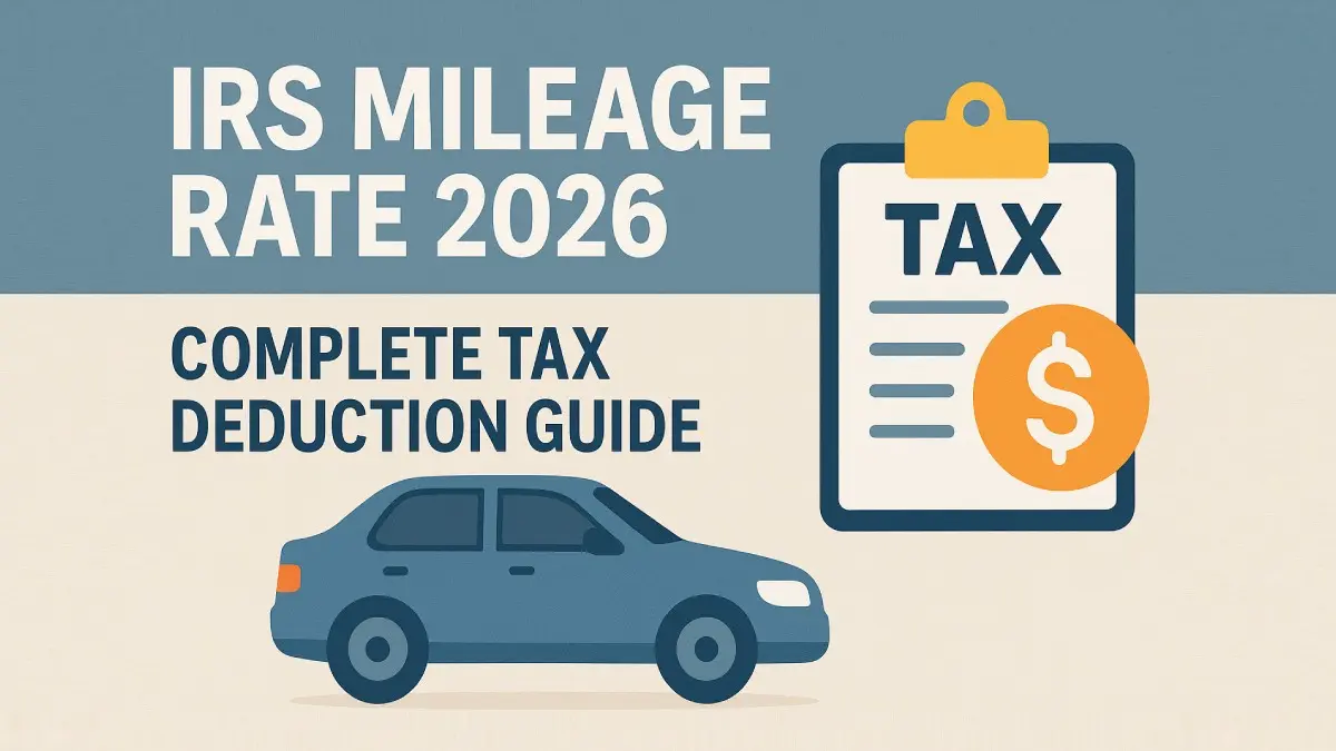 IRS mileage rate 2026 – standard mileage rates for business, medical, and charitable driving